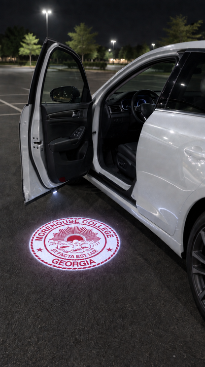 Divine Glow HBCU Edition - Morehouse College car door projection